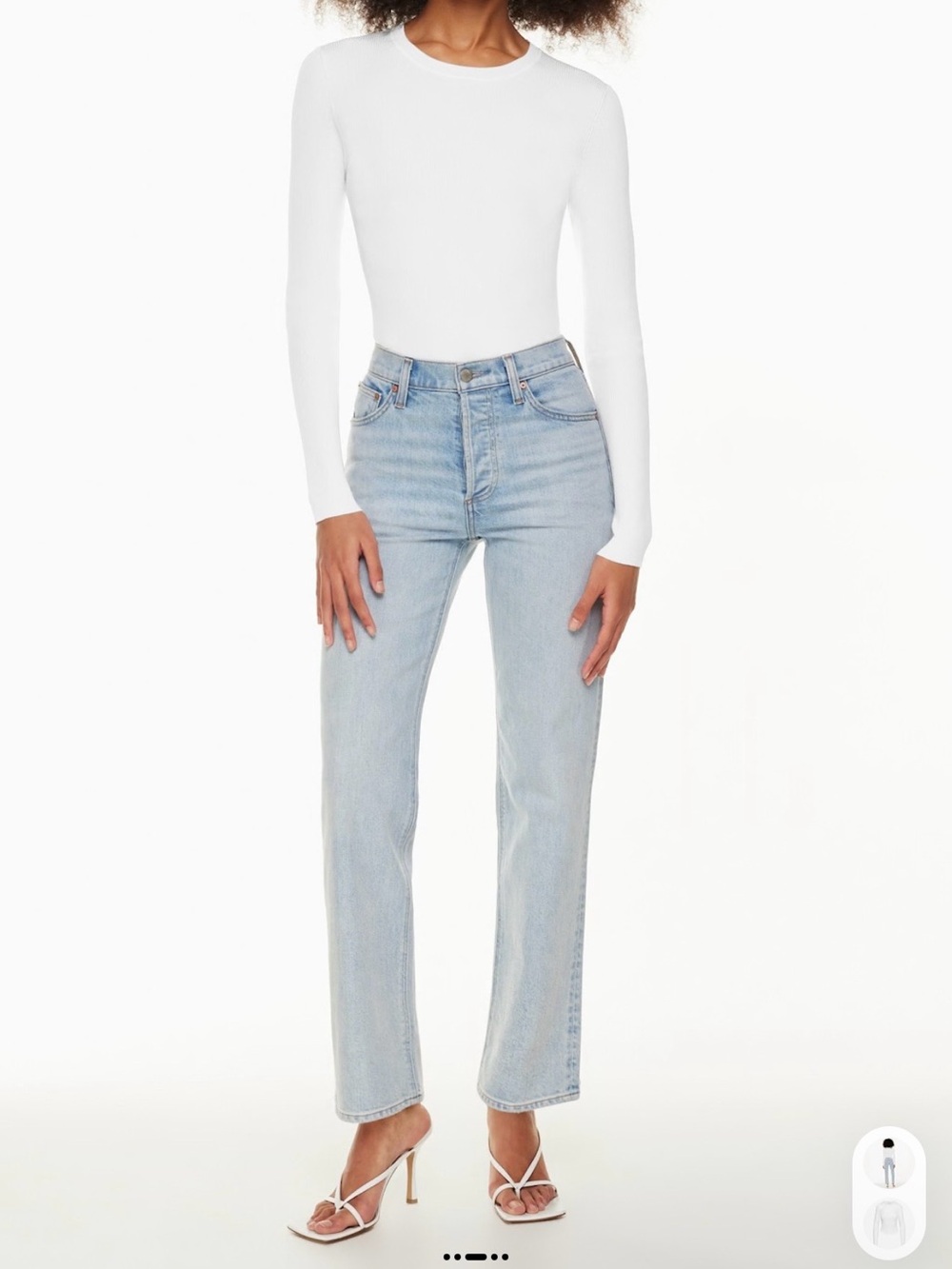 Denim Forum Arlo Hi-Rise Straight Jeans